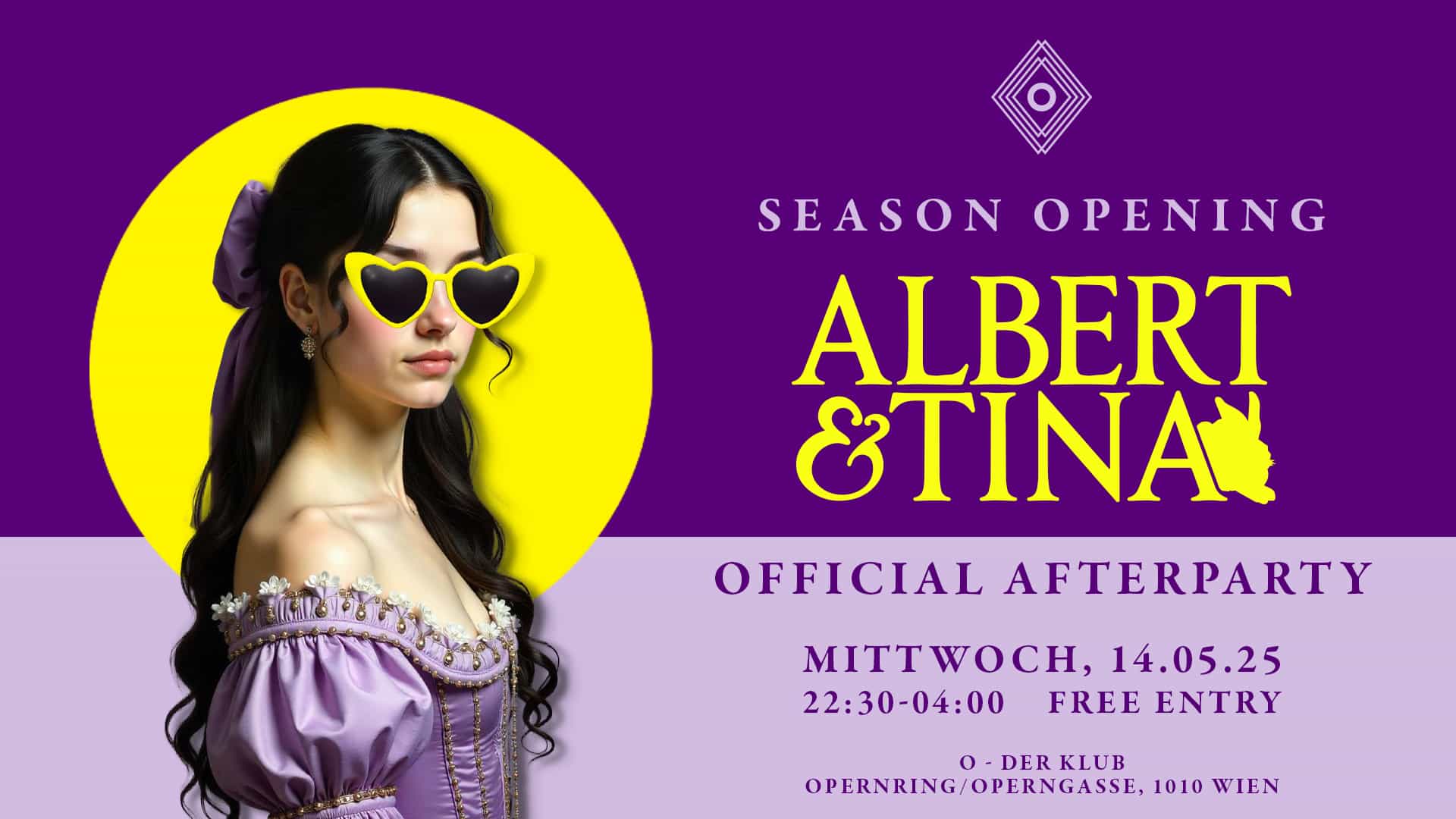 Events Wien: ALBERT &TINA Afterparty – Season Opening | Free entry