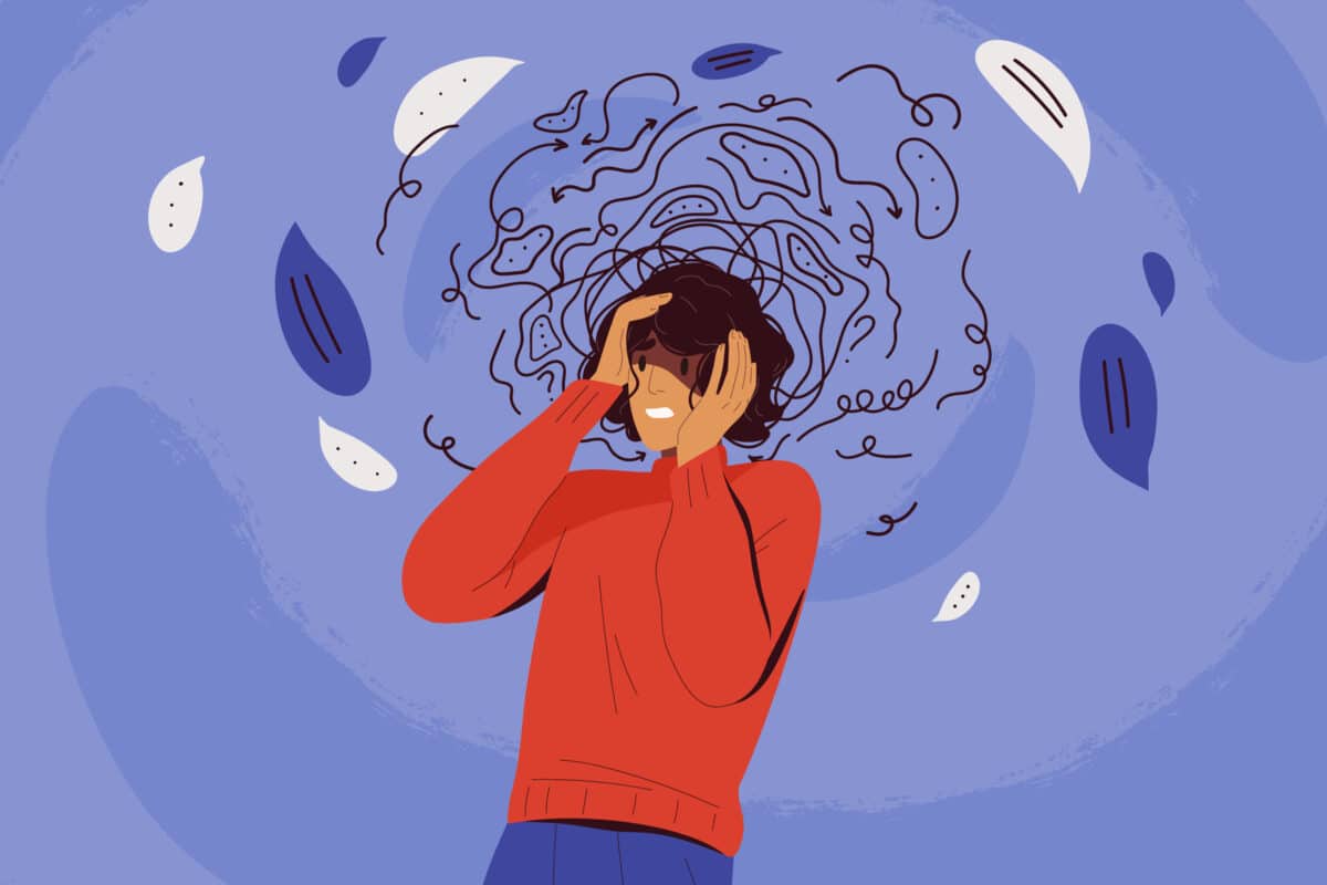 Frustrated,Woman,With,Nervous,Problem,Feel,Anxiety,And,Confusion,Of
