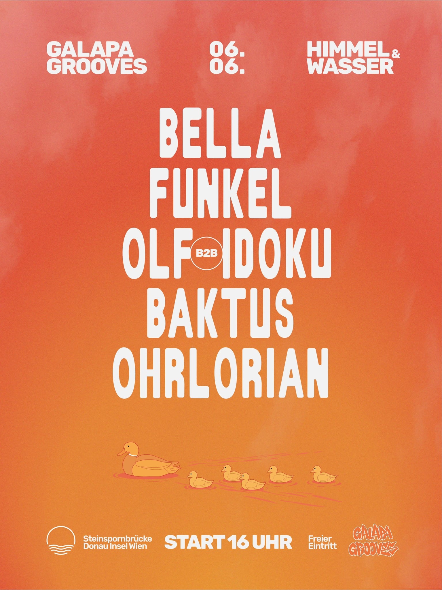 Events Wien: GALAPA GROOVES // Himmel & Wasser