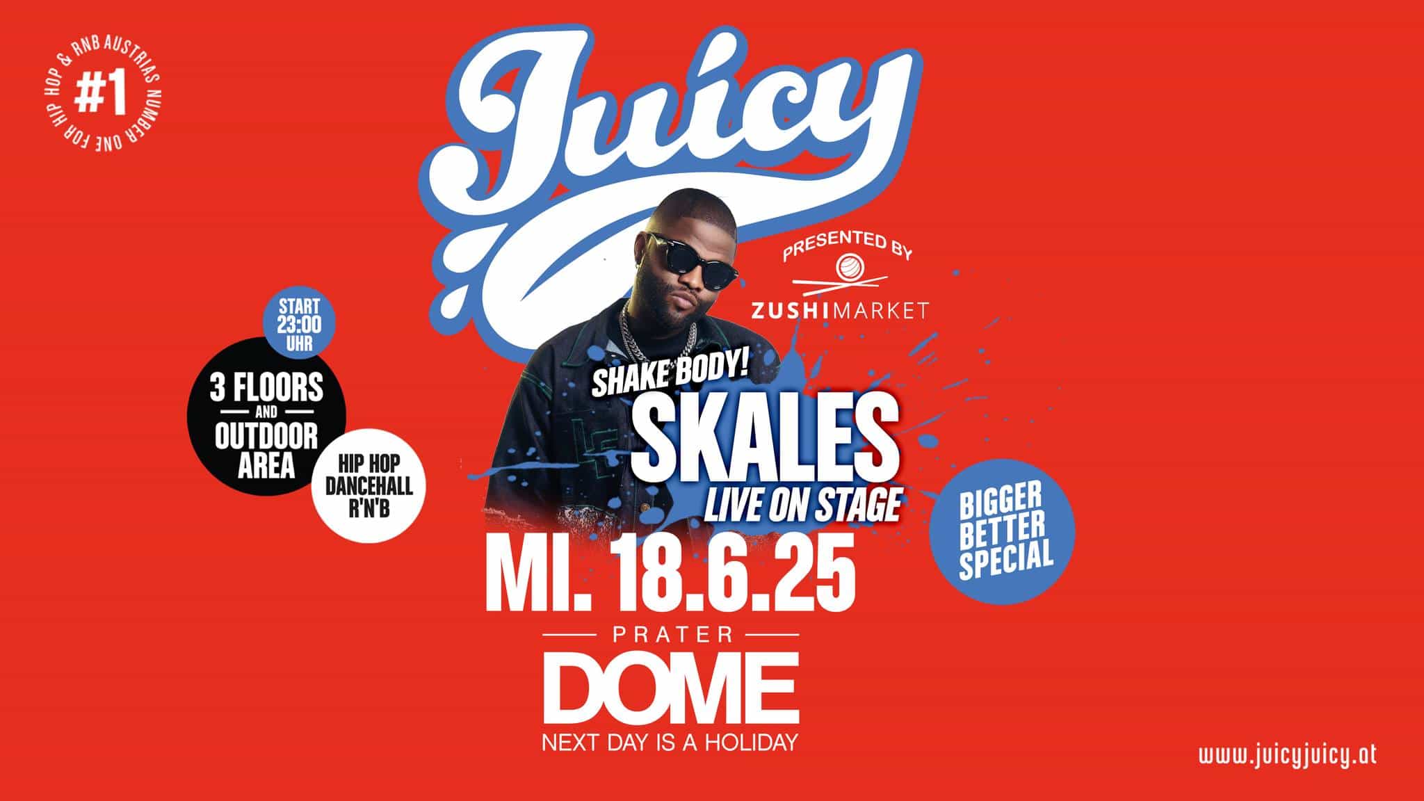 Events Wien: JUICY Special with SKALES