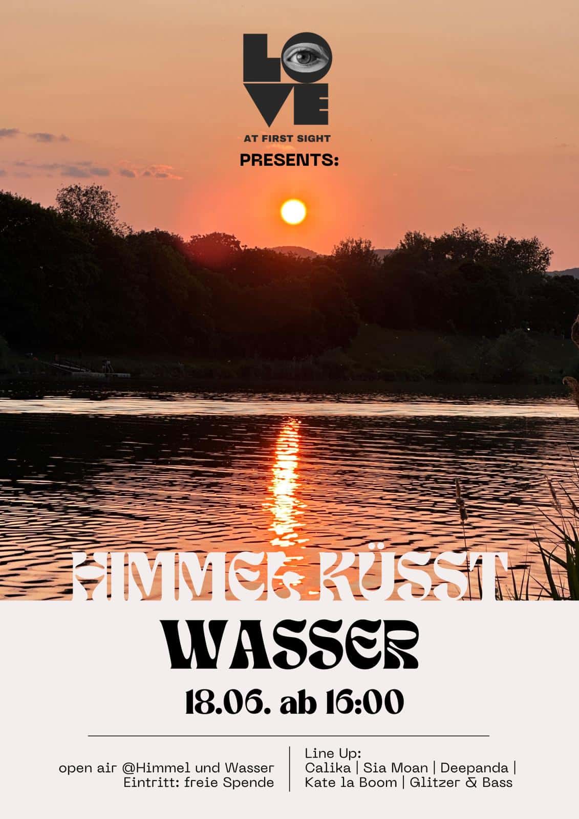 Events Wien: LOVE AT FIRST SIGHT – Himmel küsst Wasser