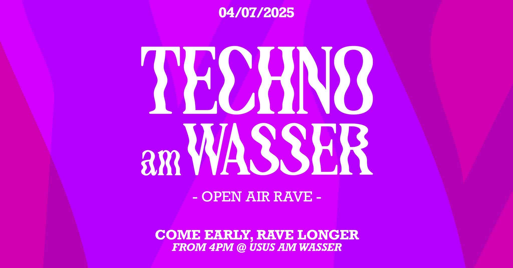 Events Wien: TECHNO AM WASSER