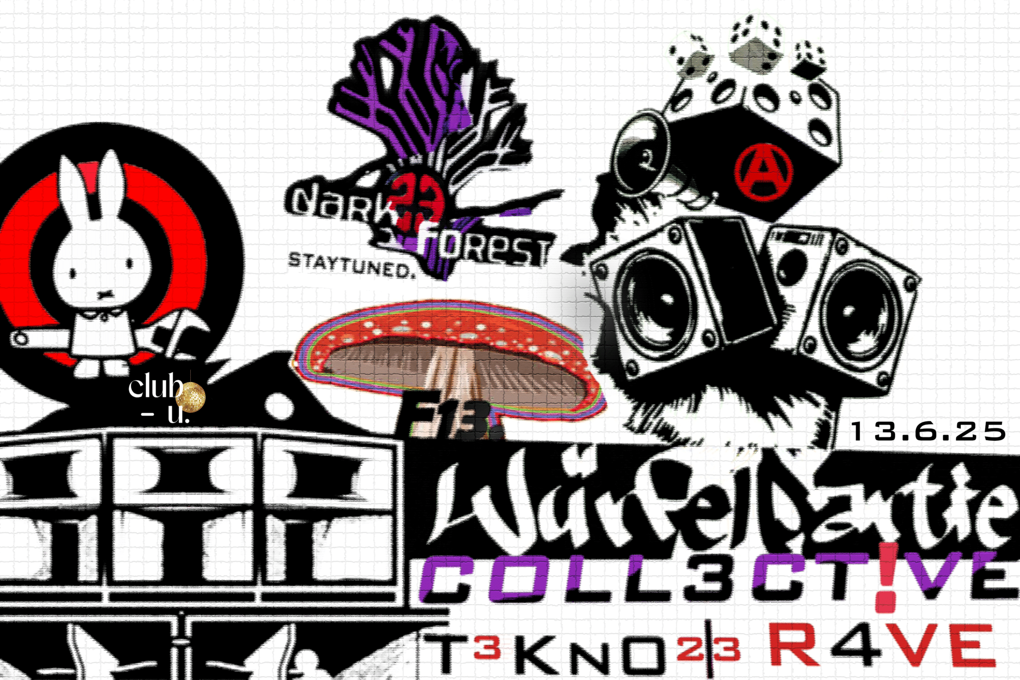 Events Wien: D4Rk²³F0R3ST [C0LL3CT!VE] TEkN0²³RAVE