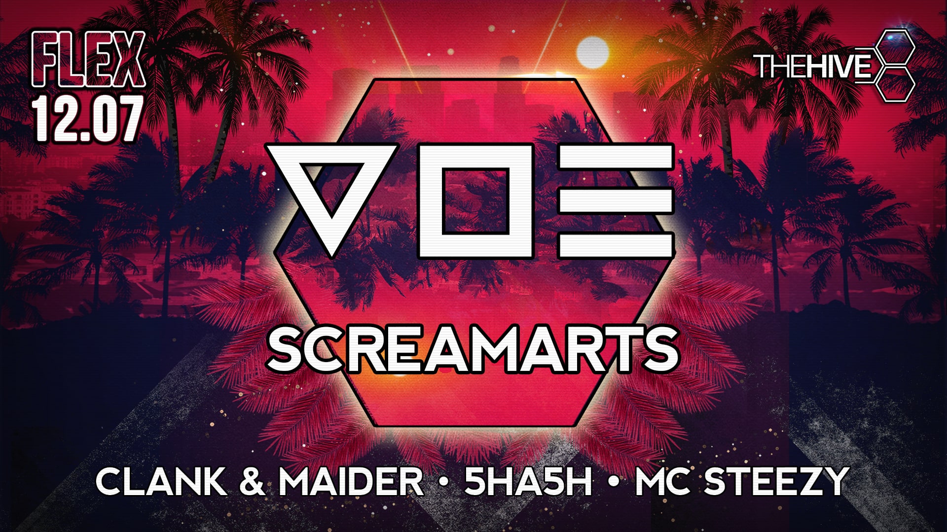Events Wien: THE HIVE pres. V O E & SCREAMARTS