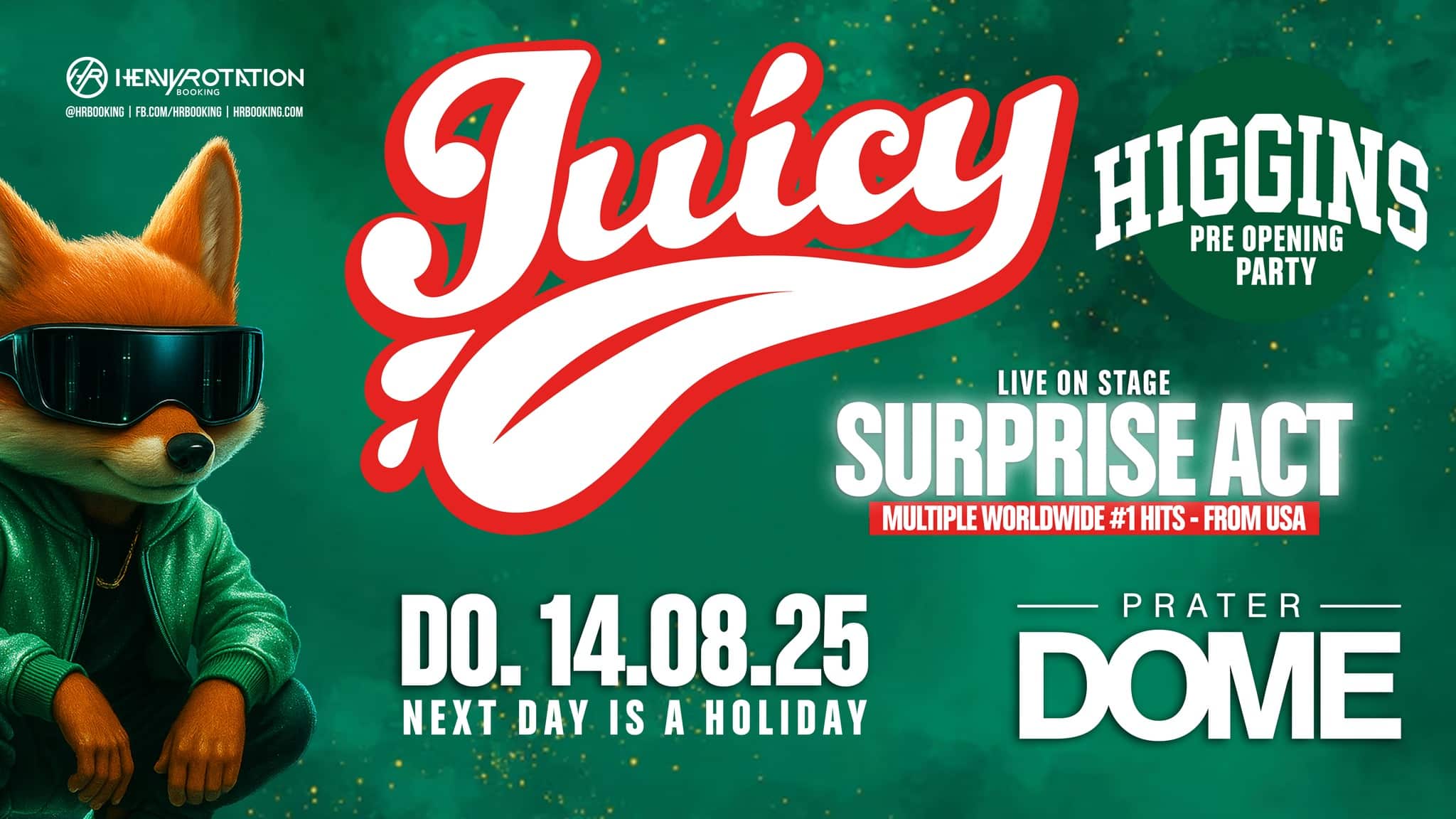 Events Wien: JUICY SPECIAL mit SURPRISE ACT