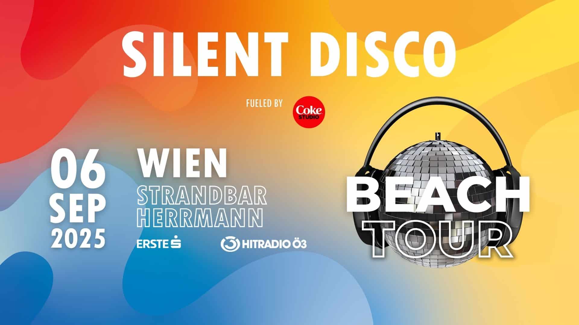 Events Wien: Silent Disco Beachtour | Strandbar Herrmann