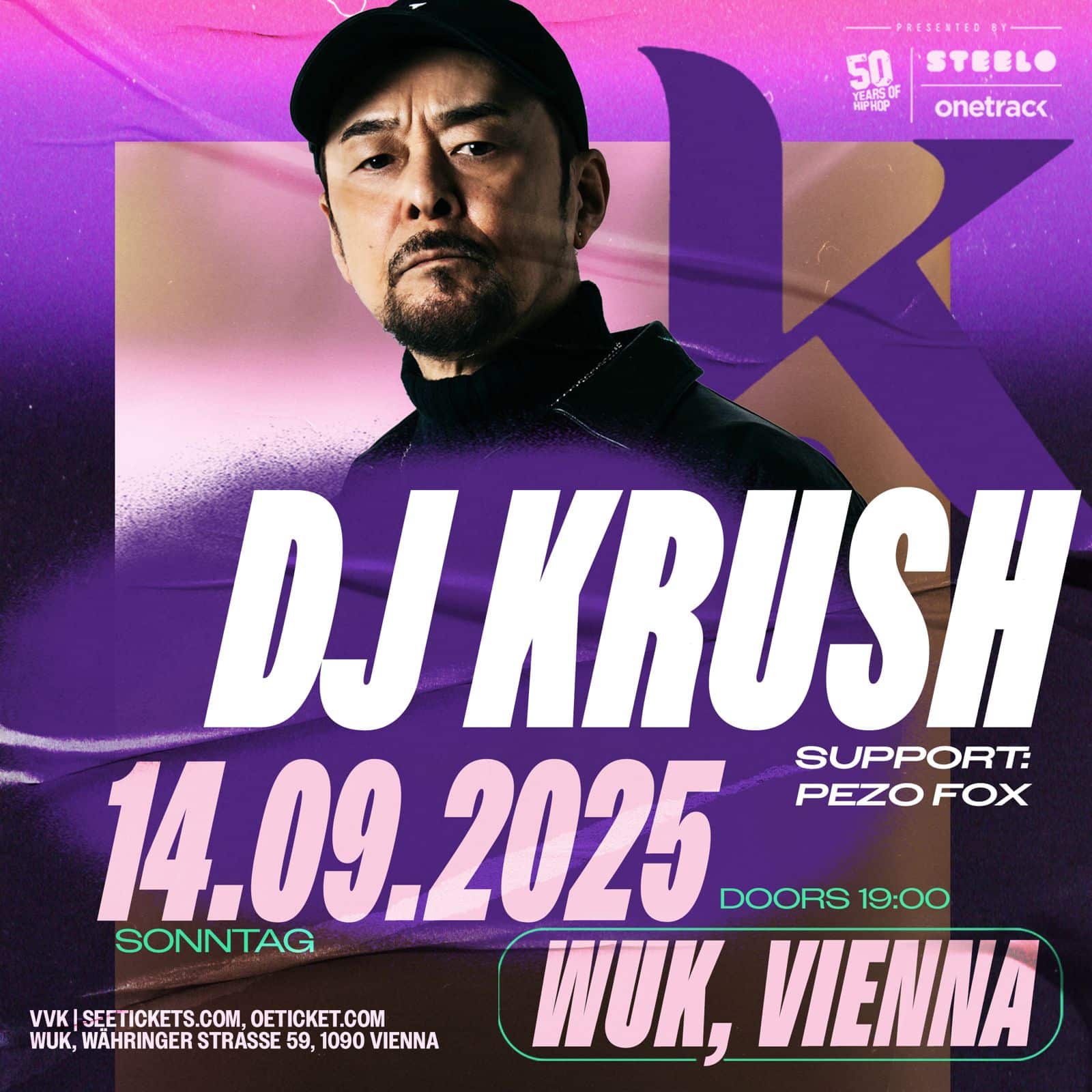 Events Wien: DJ KRUSH | WUK | VIENNA