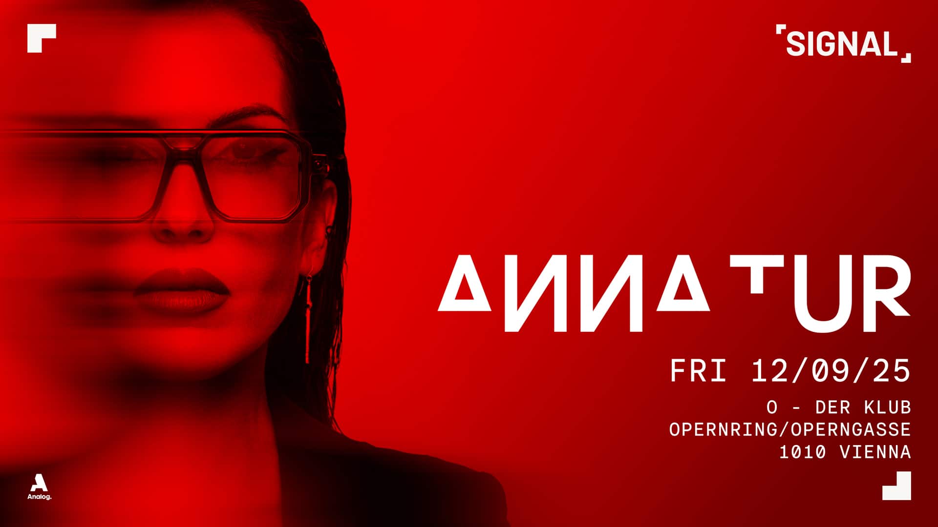 Events Wien: SIGNAL presents ANNA TUR