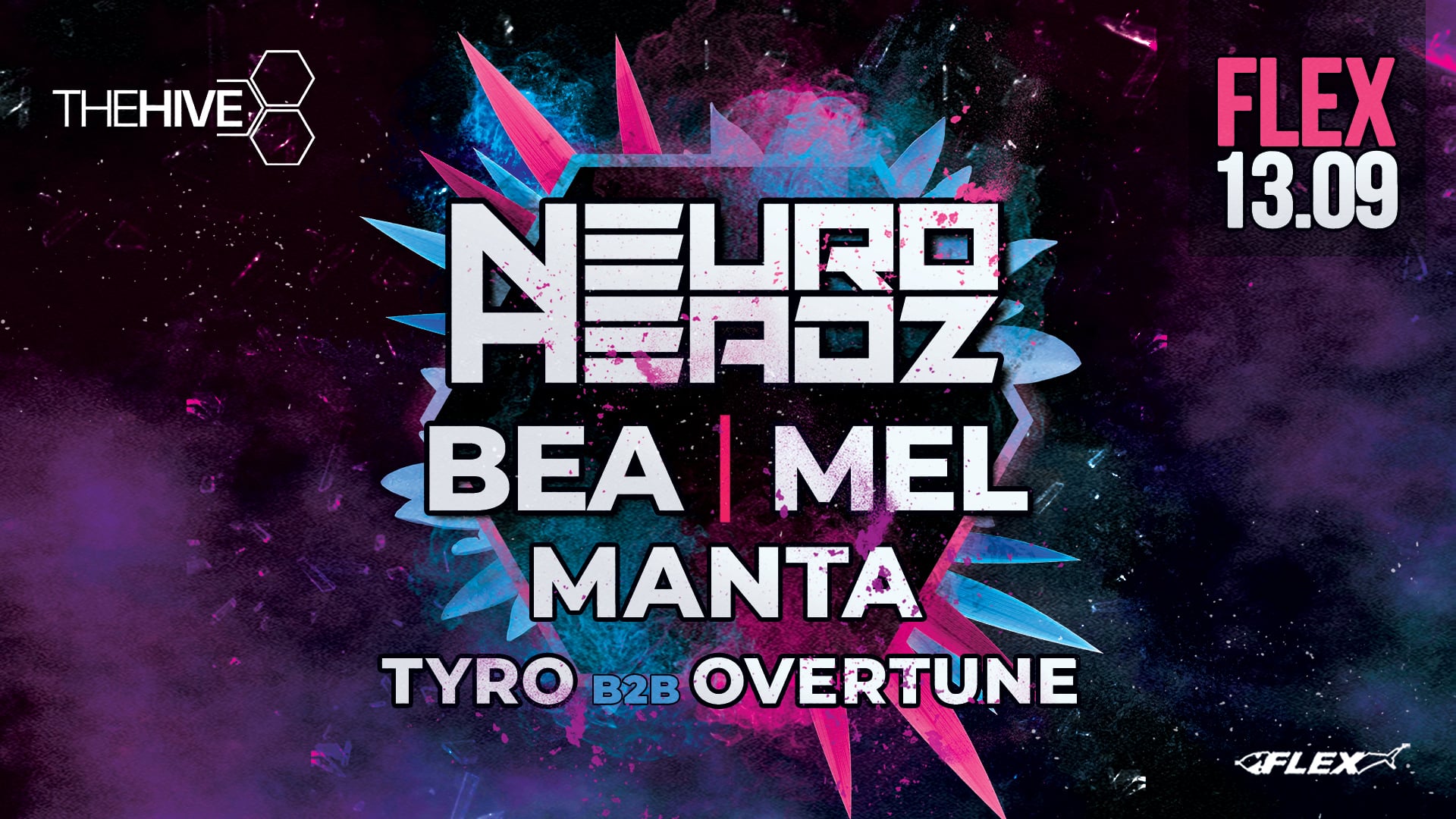 Events Wien: THE HIVE pres. NEURO, HEADZ, BEA, MEL & MANTA
