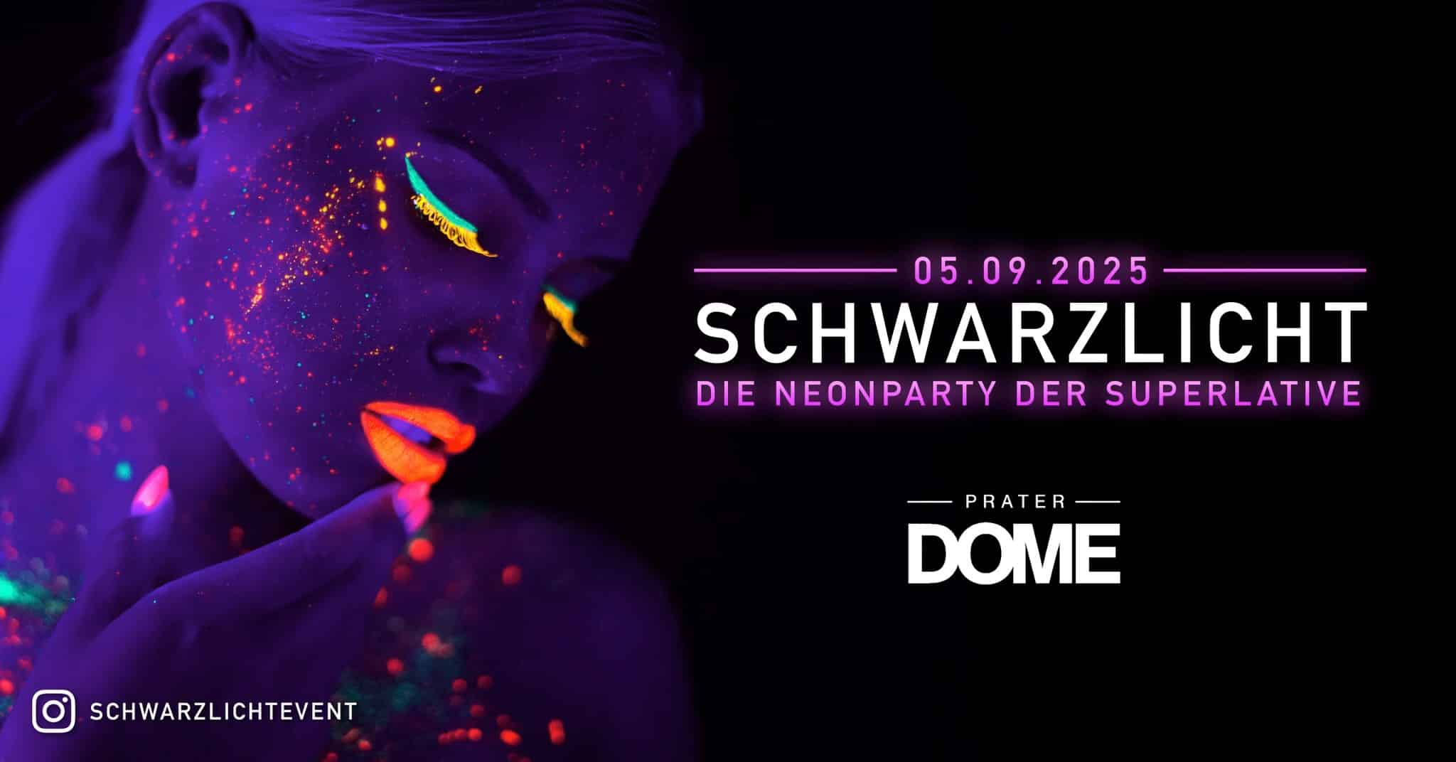 Events Wien: SCHWARZLICHT – EINE NEONPARTY DER SUPERLATIVE!