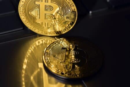 Golden,Bitcoin,Krypto,Golden,Coin