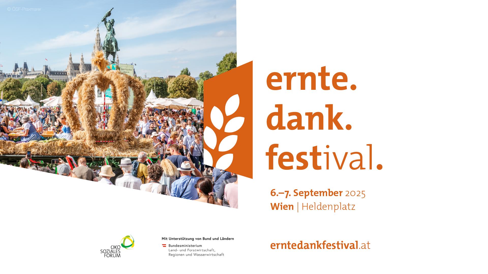 Events Wien: ernte.dank.festival. 2025
