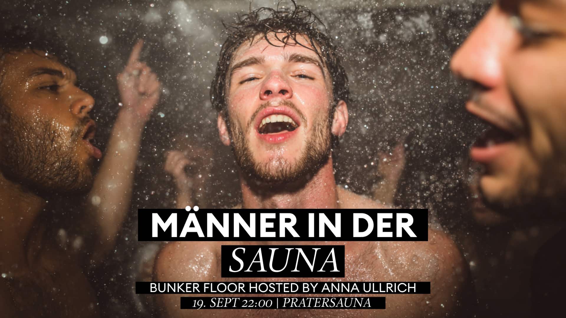 Events Wien: Männer in der Sauna