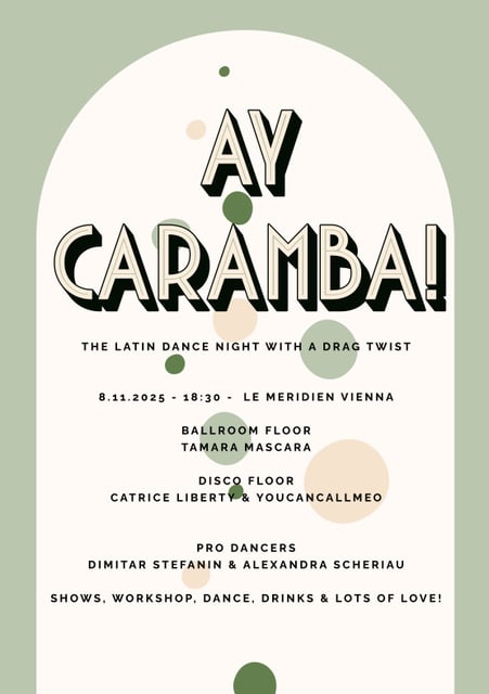 Ay Caramba Flyer (Copy) Flyer Print Ay Caramba Vorderseite ()