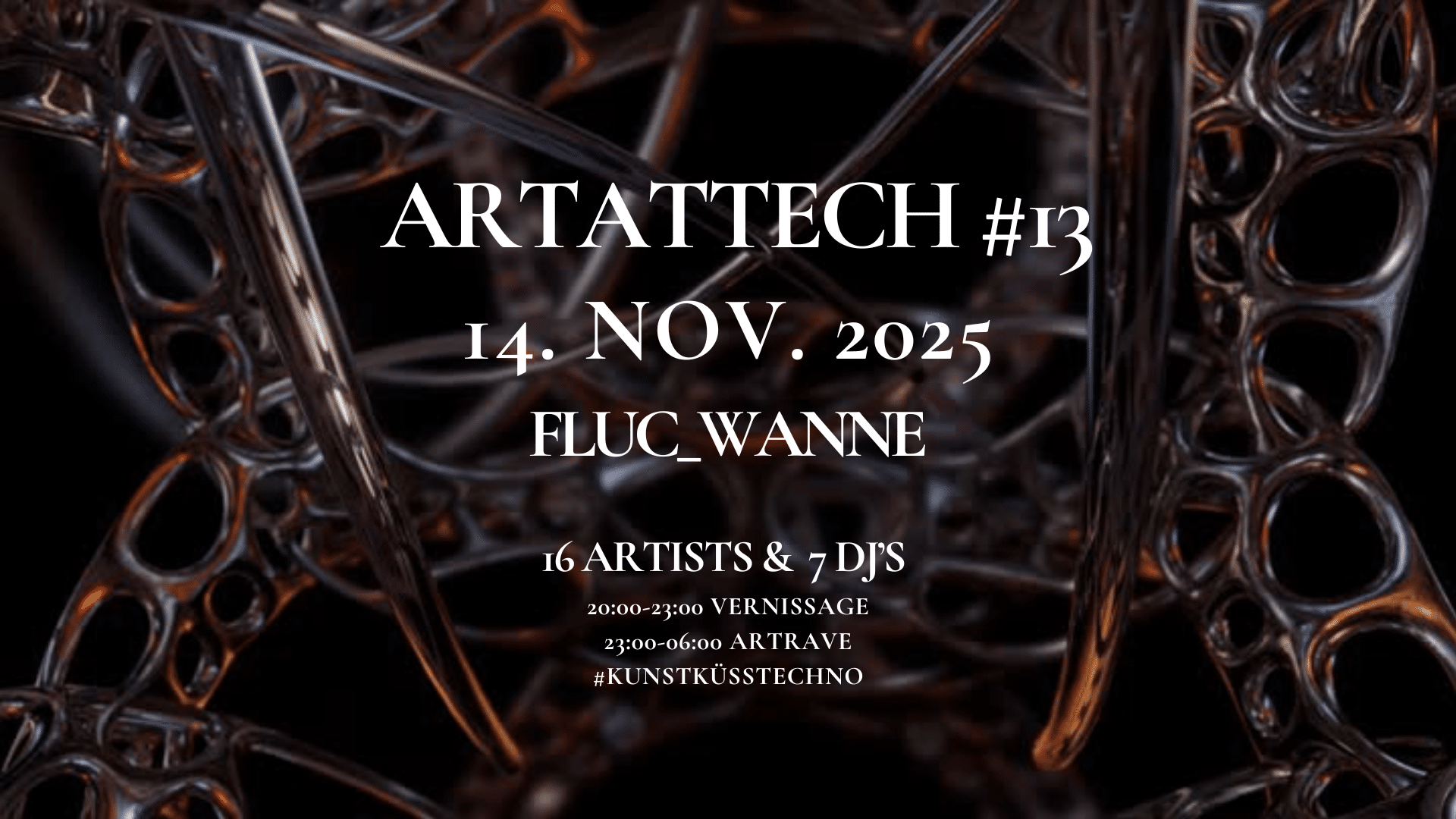 Events Wien: ART ATTECH Edition #13 – Kunst küsst Techno
