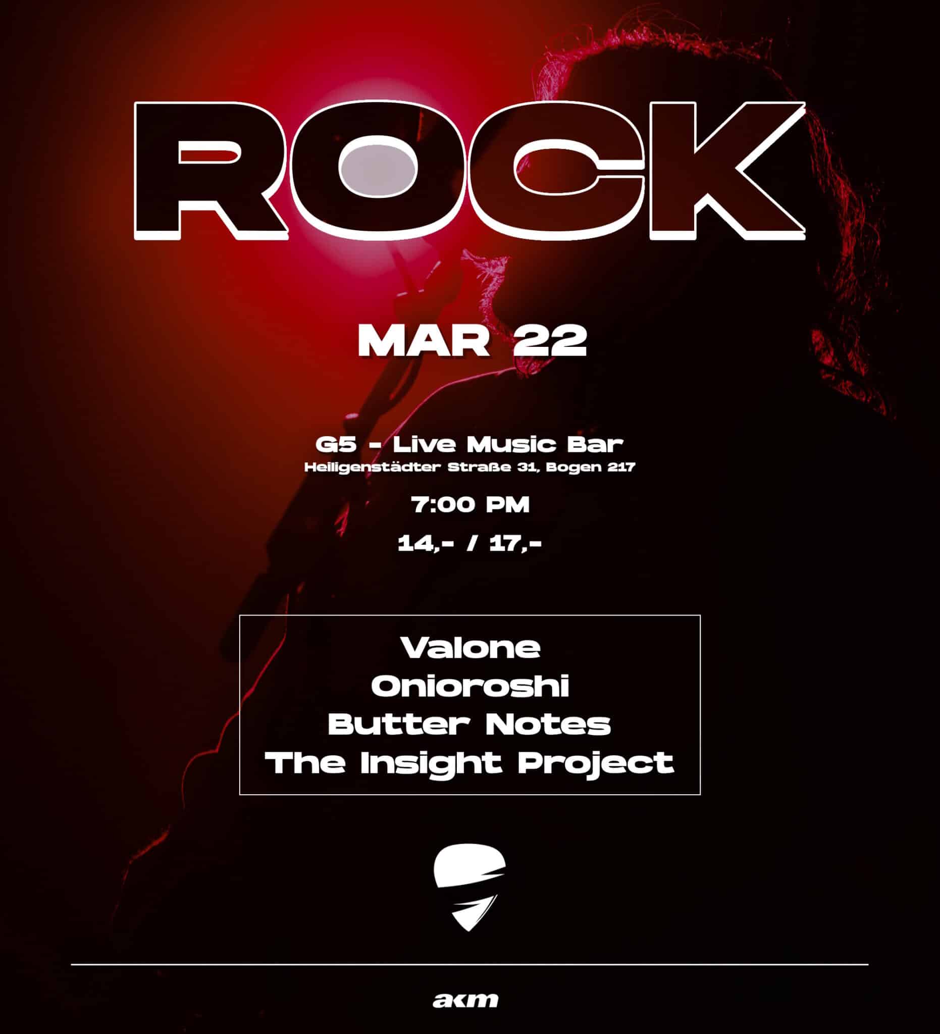 Events Wien: G5 – Rock Night