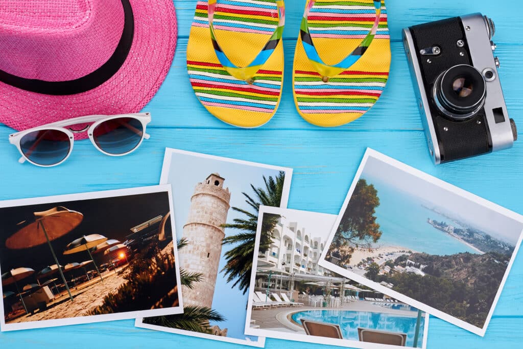 close up of beach accessories utc